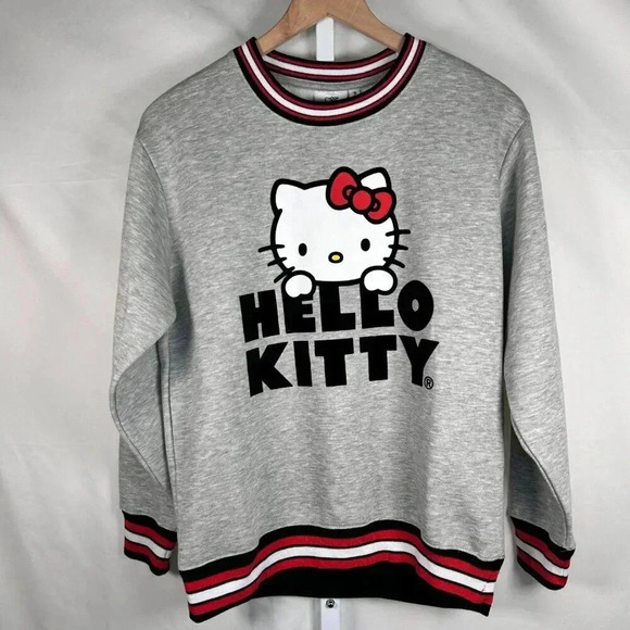 2/$30 Hello Kitty Sanrio Size Small Crewneck Sweatshirt Soft Relaxed Cozy - Picture 1 of 8